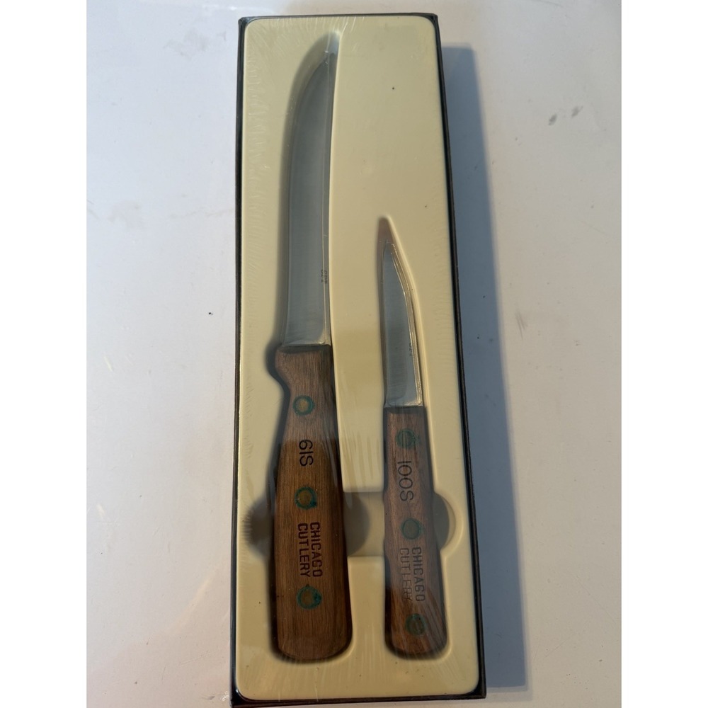Vintage Chicago Cutlery S19/S001 USA‎ Made 2 Pcs Set